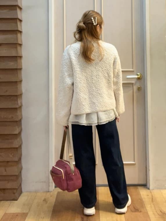 mさんの「SHOO･LA･RUE｜裾フリルレイヤードトップス」を使ったコーディネート