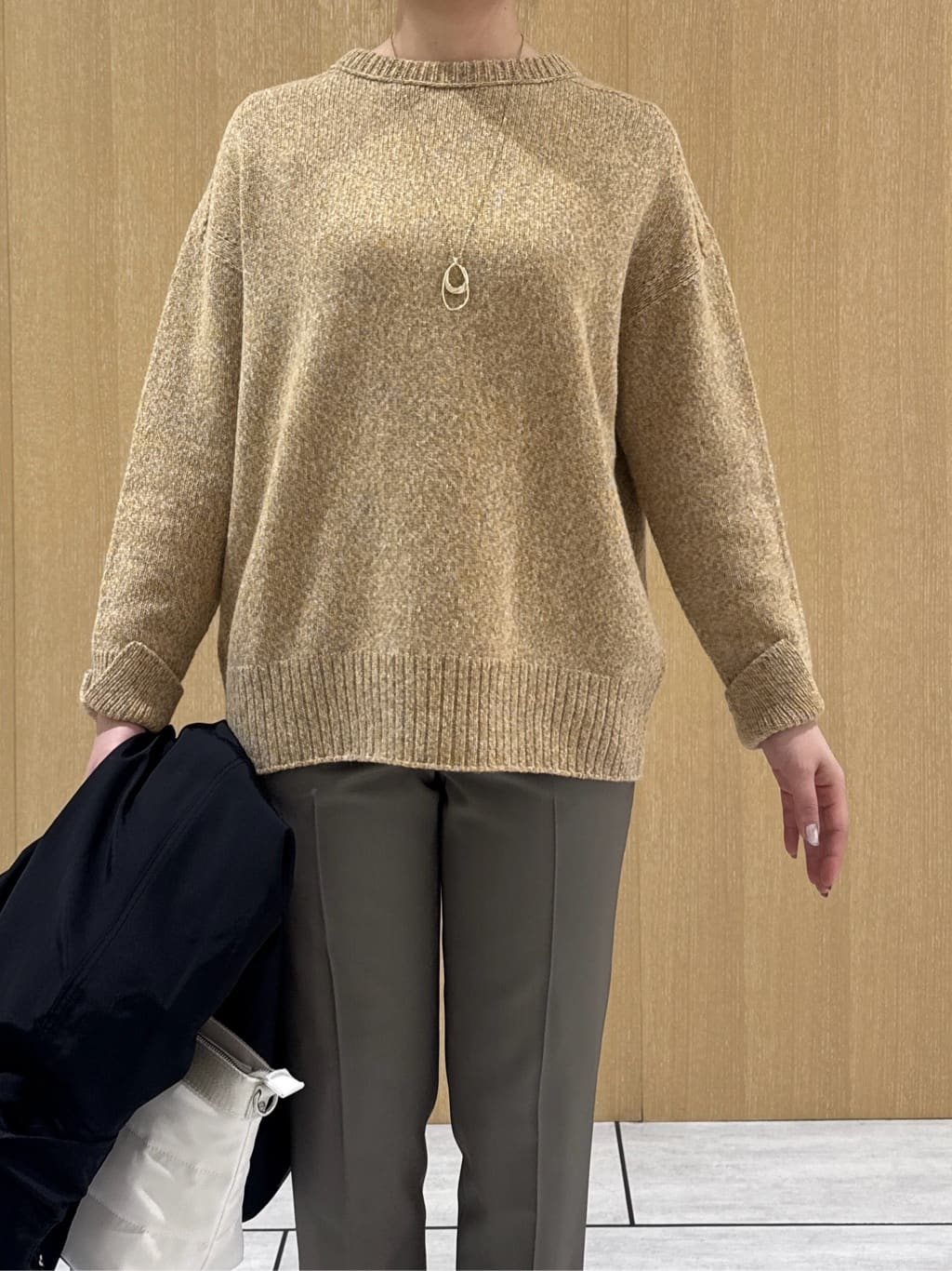nanaさんの「UNTITLED｜【ゆったり】三つ杢カラーニット」を使ったコーディネート