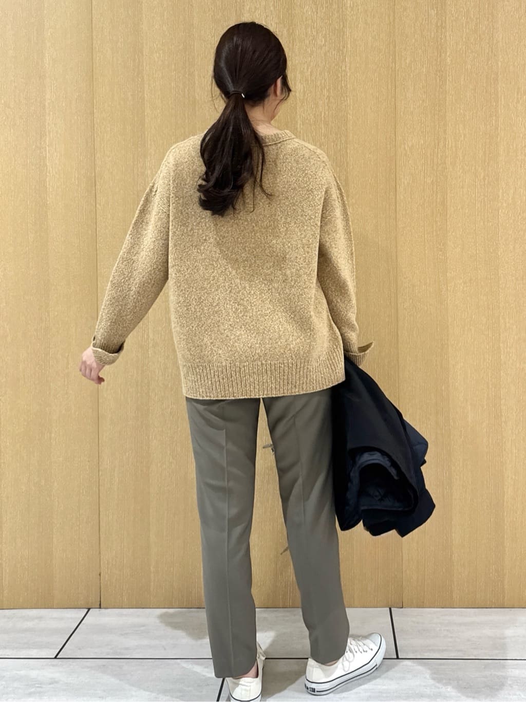 nanaさんの「UNTITLED｜【ゆったり】三つ杢カラーニット」を使ったコーディネート
