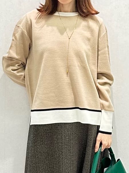 Miwaさんの「UNTITLED｜【アンサンブル可/ジャケット風】ウールミラノリブカーディガン」を使ったコーディネート