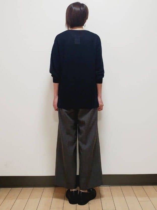 yuuさんの「Reflect｜【パンツ合わせにぴったり◎】ゆったりオフボディニット」を使ったコーディネート