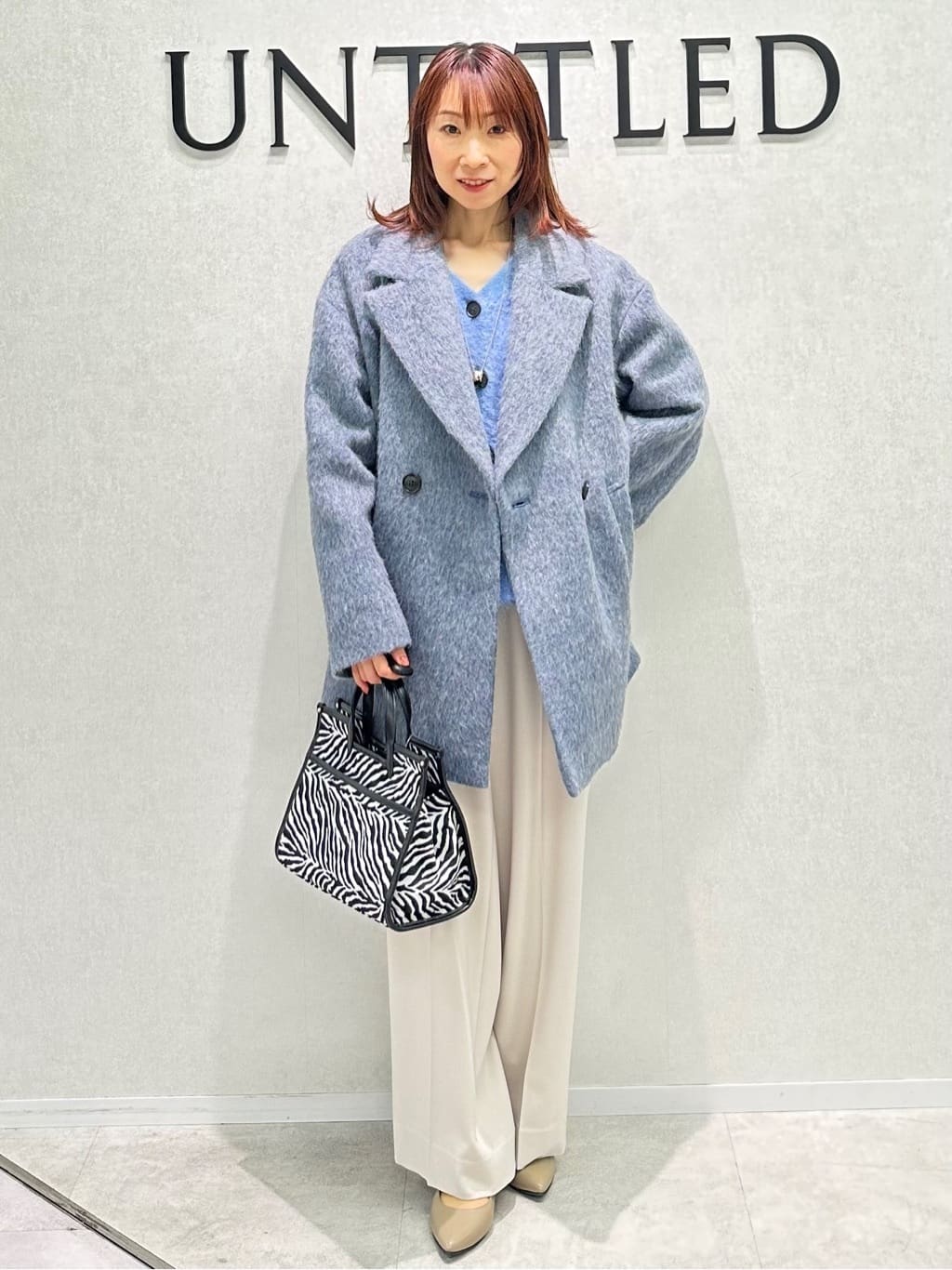 Miwaさんの「UNTITLED｜【ゆったり】アルパカ混シャギー カーディガン」を使ったコーディネート