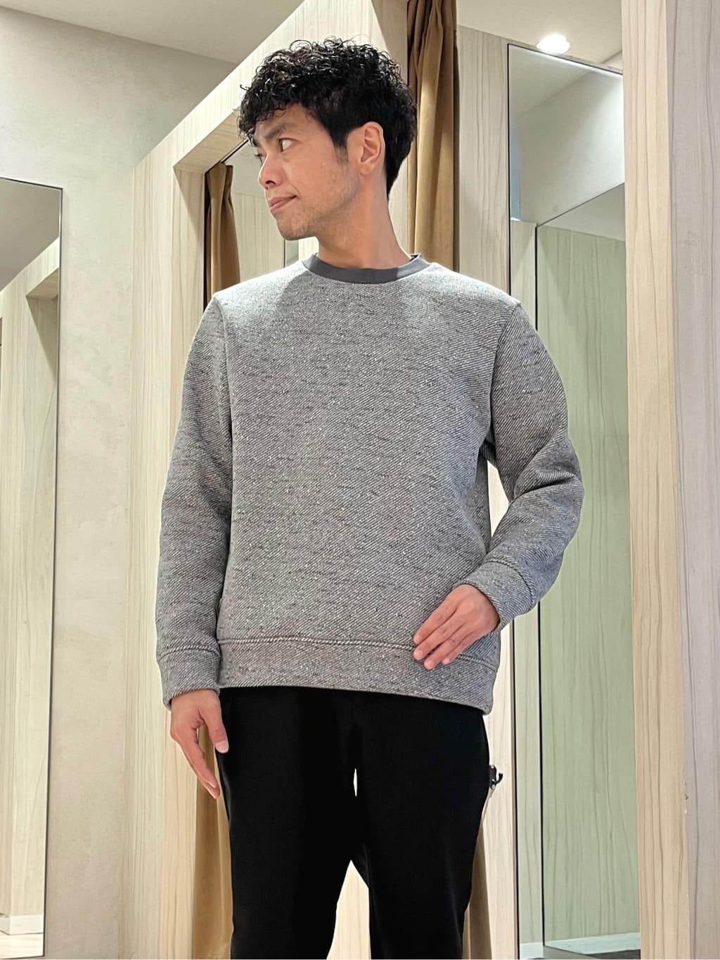 URAさんの「TAKEO KIKUCHI｜セーターフリース プルオーバー」を使ったコーディネート