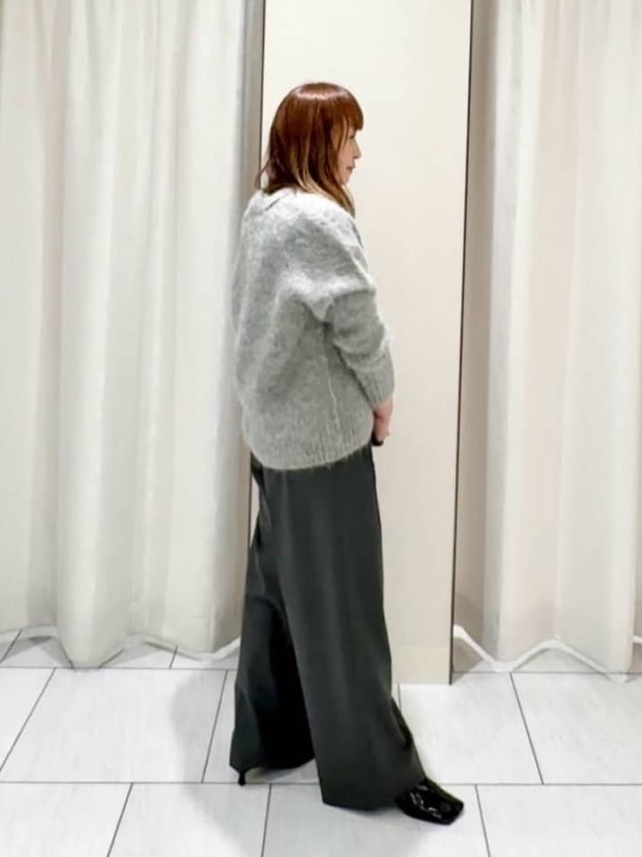 ʏᴜᴋɪᴋᴏさんの「UNTITLED｜【ゆったり】アルパカ混シャギー カーディガン」を使ったコーディネート