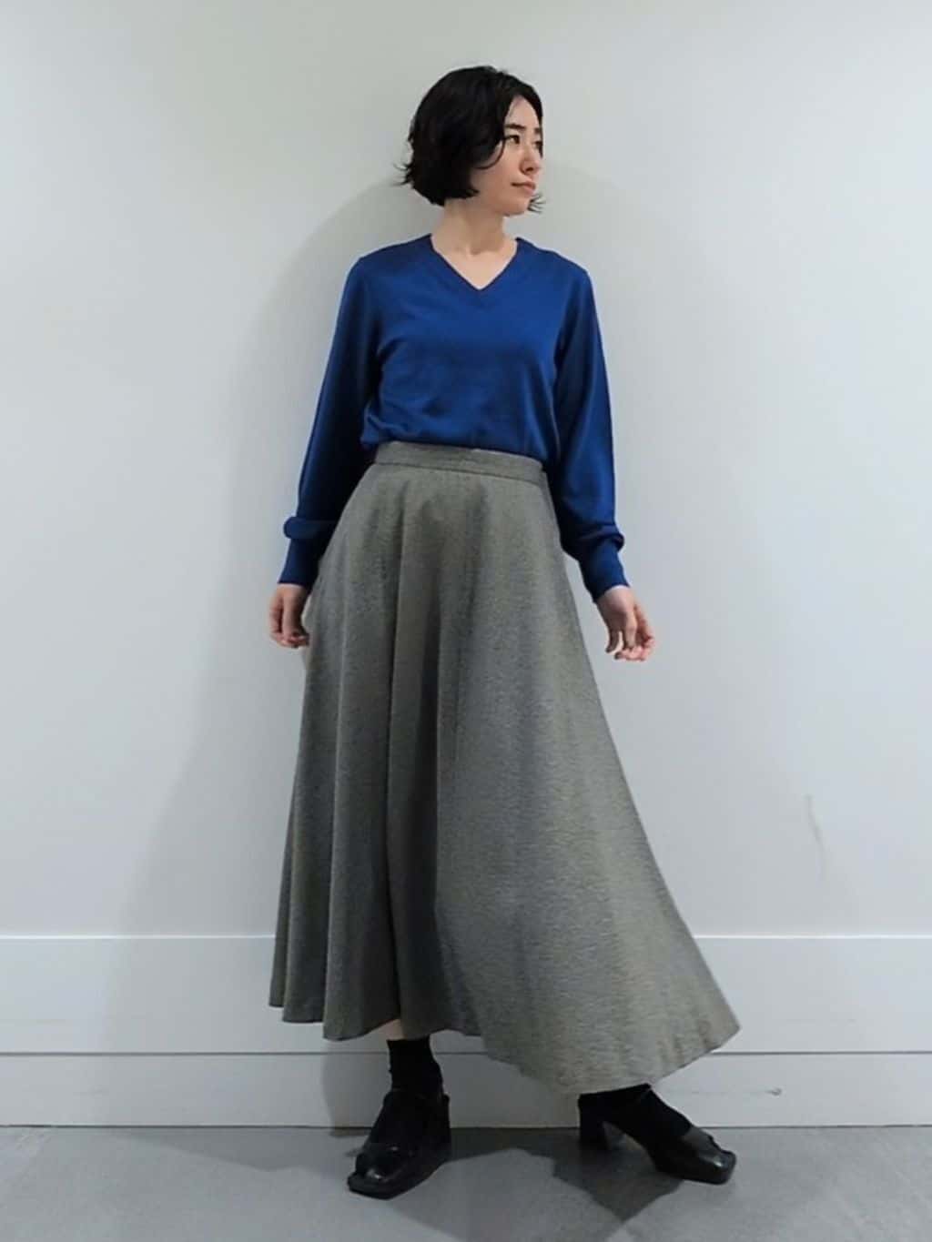 ミズタさんの「UNTITLED｜【着回しが効く／オンオフアウター】ウールショートコート」を使ったコーディネート