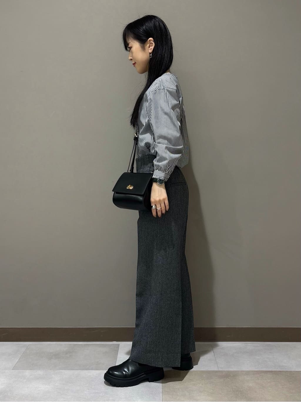 KEIKOさんの「INDIVI｜【超軽量／蓄熱】ライトパフチェスターコート」を使ったコーディネート