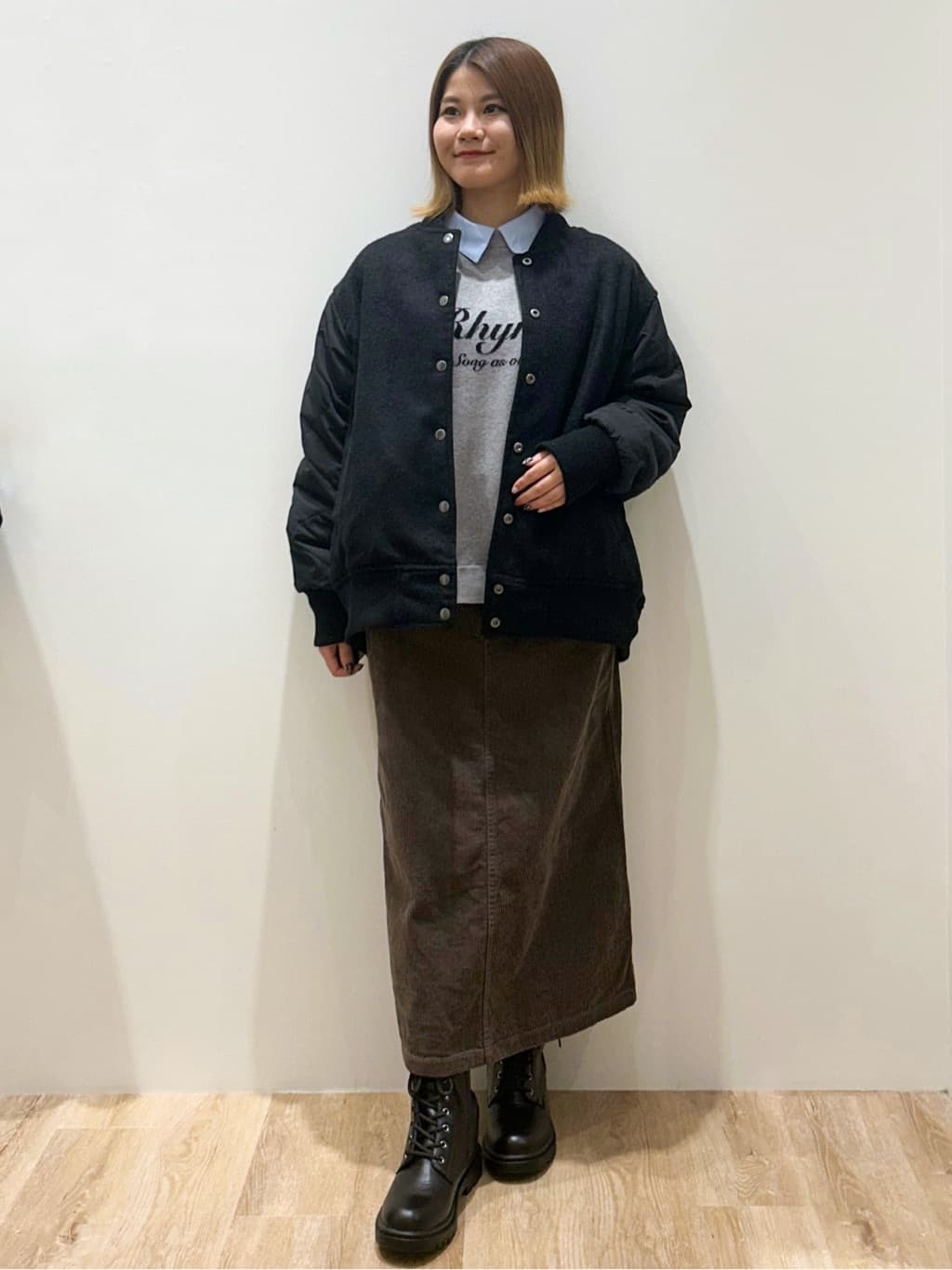 suzukaさんの「OPAQUE.CLIP｜《リバーシブル》キルティングブルゾン」を使ったコーディネート
