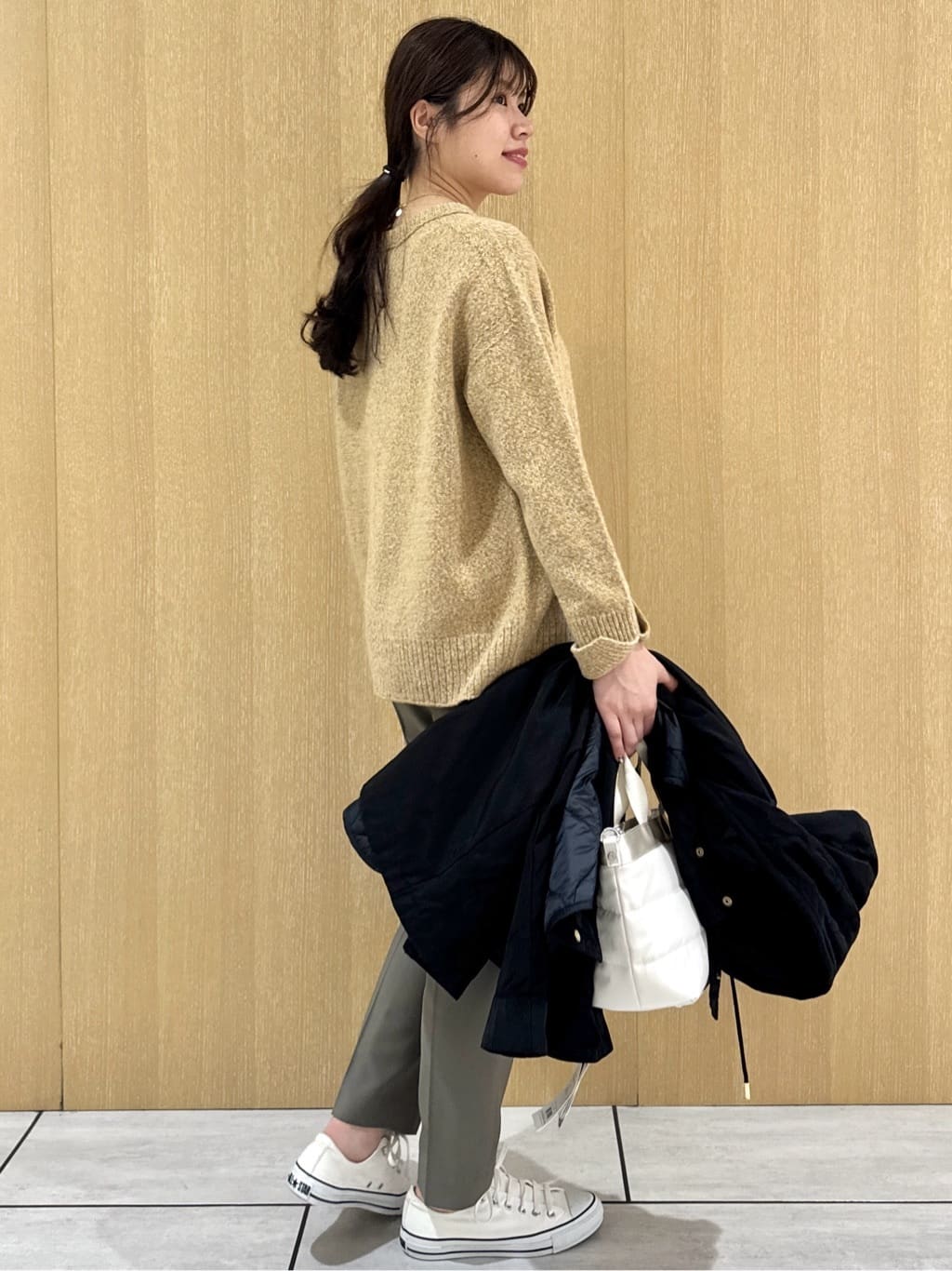 nanaさんの「UNTITLED｜【ゆったり】三つ杢カラーニット」を使ったコーディネート