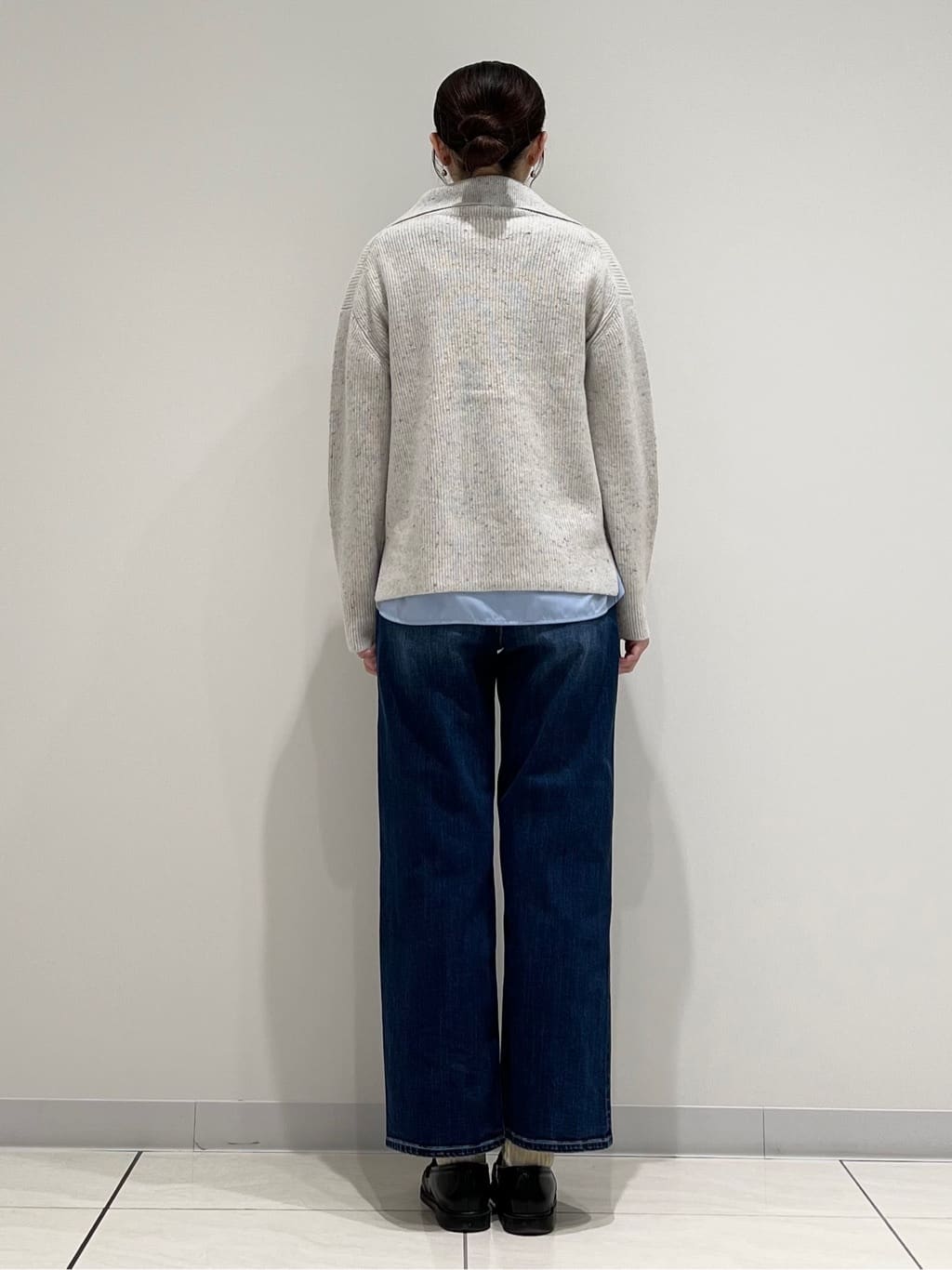 T.Kさんの「INDIVI｜【コットン】シャツ切り替えカットソー」を使ったコーディネート