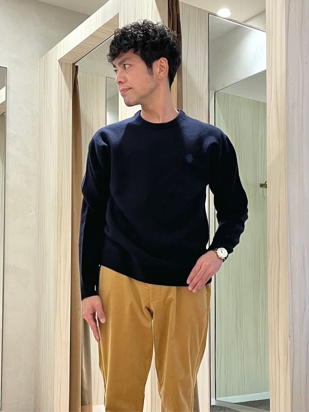 URAさんの「TAKEO KIKUCHI｜カラーコンビ ダウンブルゾン」を使ったコーディネート