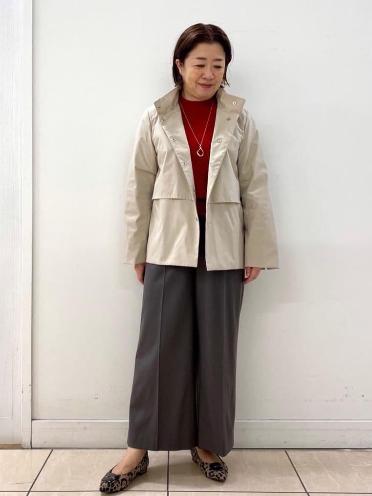 ksmさんの「Reflect｜【腰周りすっきり◎】ワイドクロップドパンツ」を使ったコーディネート