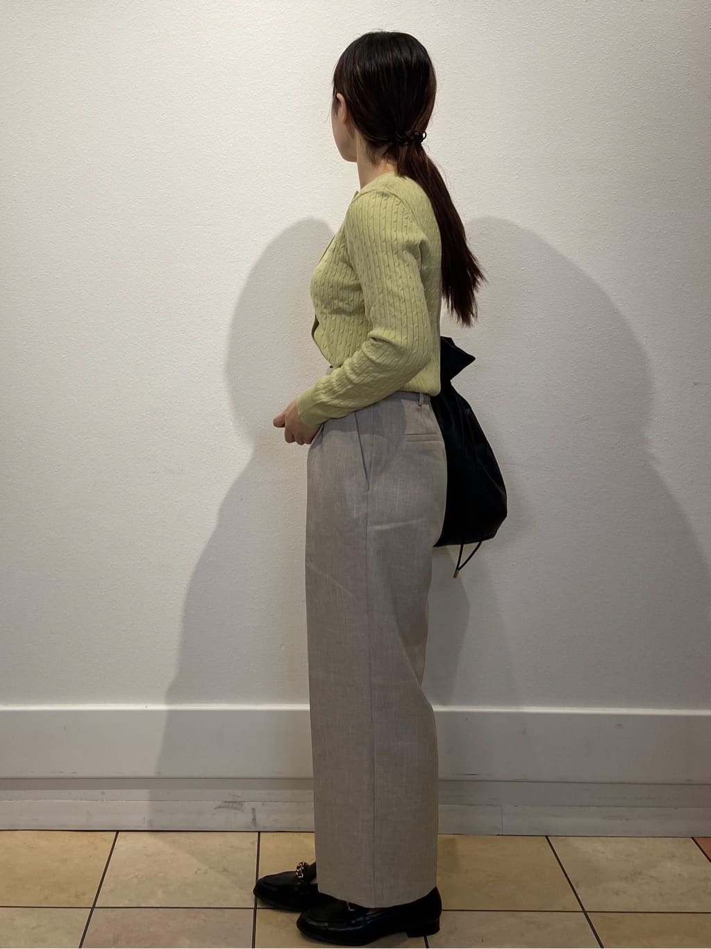 kimiさんの「index｜ワイドストレートパンツ／セットアップ対応可【洗濯機OK／イージーアイロン】」を使ったコーディネート