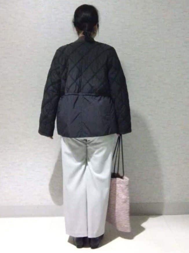 sakoさんの「Reflect｜【気軽な羽織に◎】中綿キルティングショートコート」を使ったコーディネート