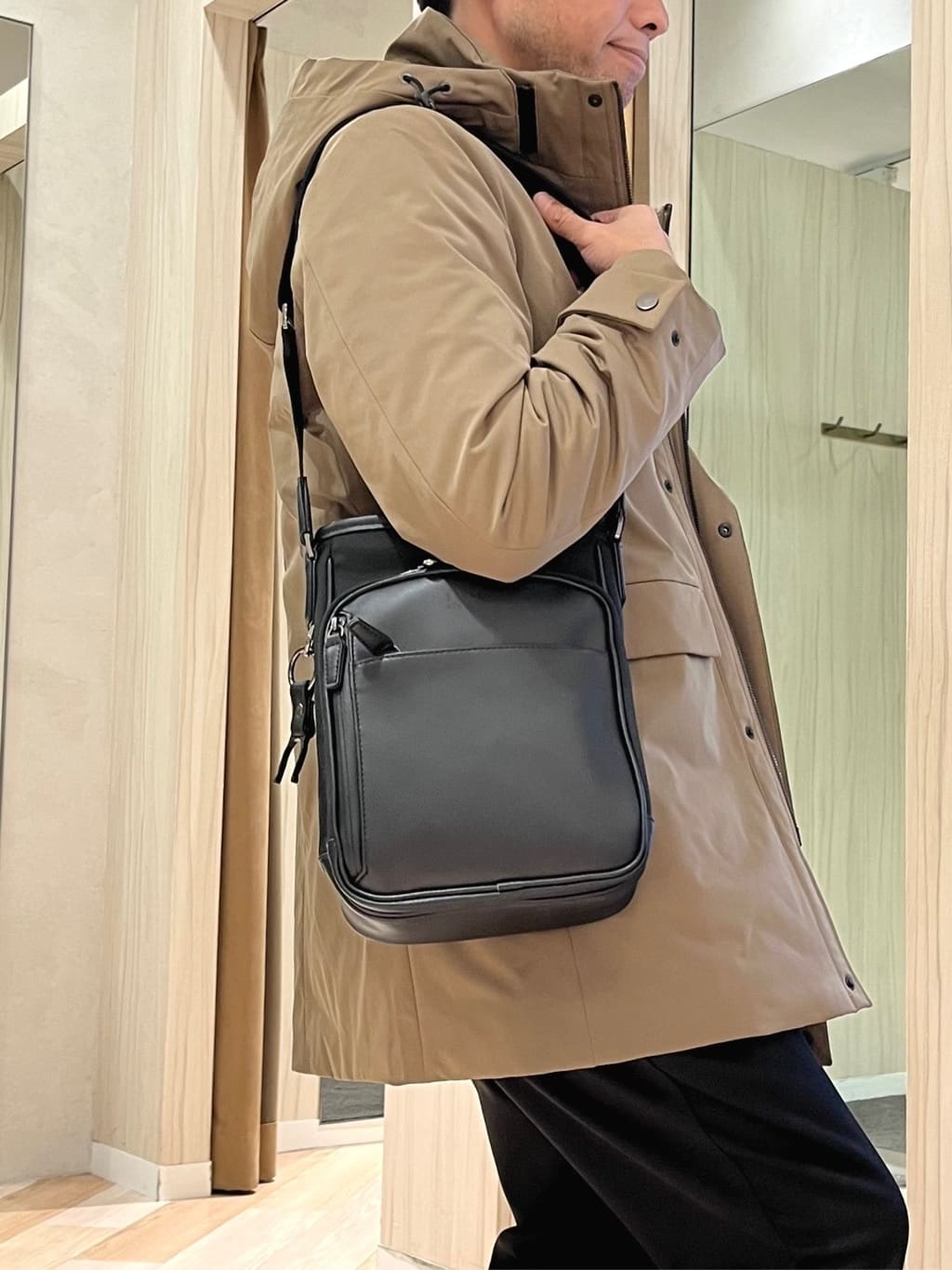 URAさんの「TAKEO KIKUCHI｜【None Of Stress】ストレッチ ダウンブルゾン」を使ったコーディネート