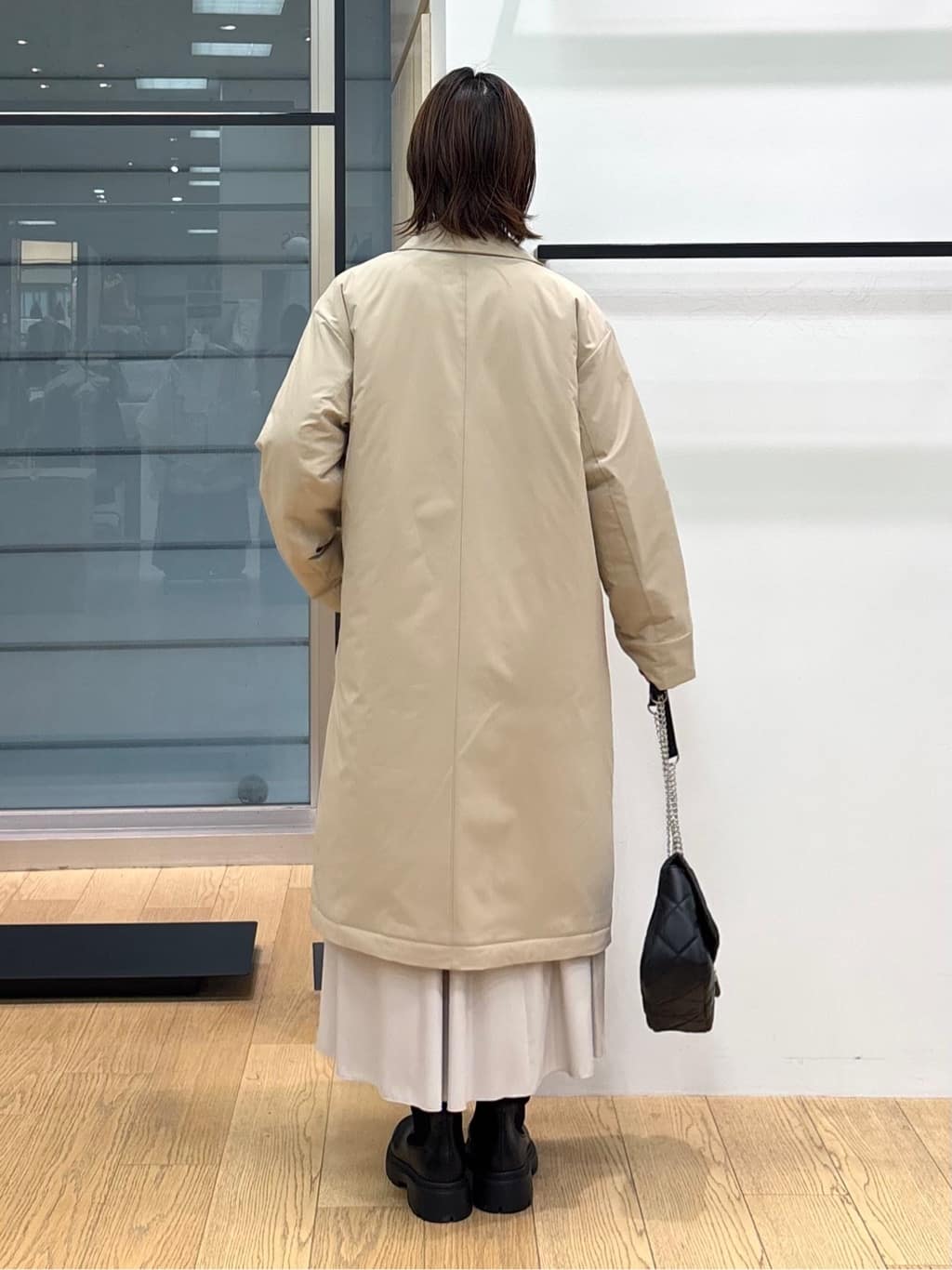 asamiさんの「INDIVI｜【冬ニット人気NO．1！／カシミヤ混】ミドルゲージハイネックニット」を使ったコーディネート
