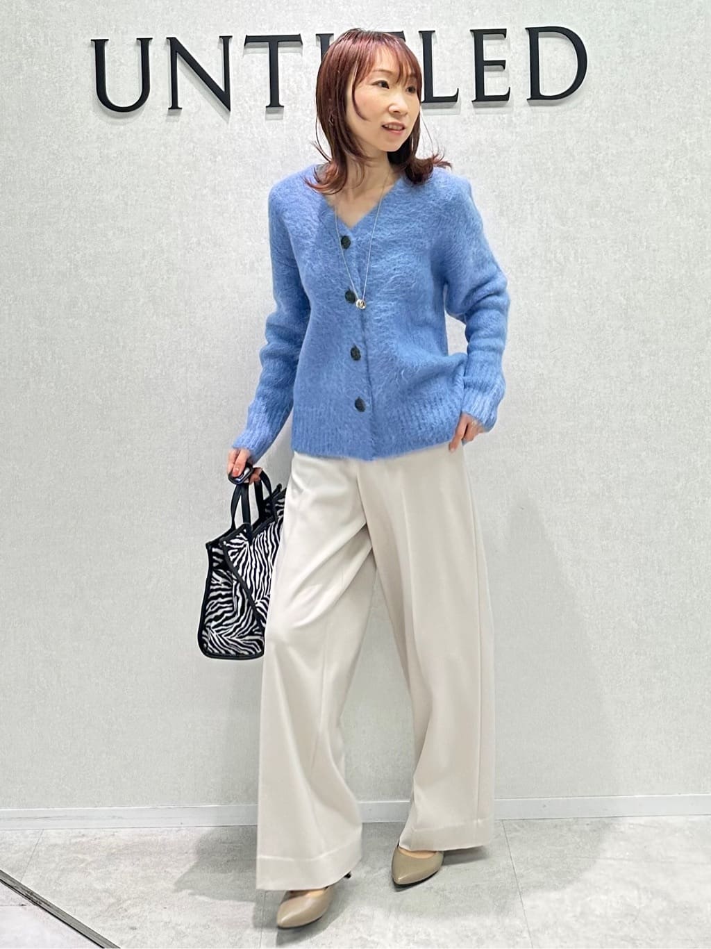 Miwaさんの「UNTITLED｜【ゆったり】アルパカ混シャギー カーディガン」を使ったコーディネート