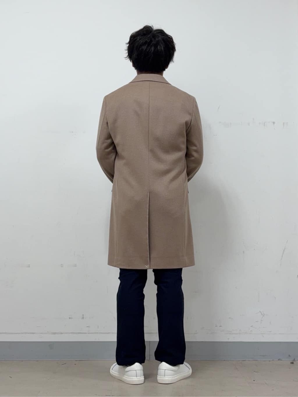 Hiroさんの「TAKEO KIKUCHI｜カシミヤブレンド ビーバー調チェスターコート」を使ったコーディネート