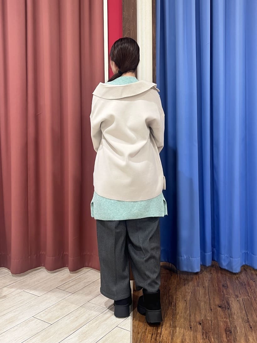 ゑさんの「SHOO･LA･RUE｜【着丈選べる】ケーブル柄ニットワンピース」を使ったコーディネート