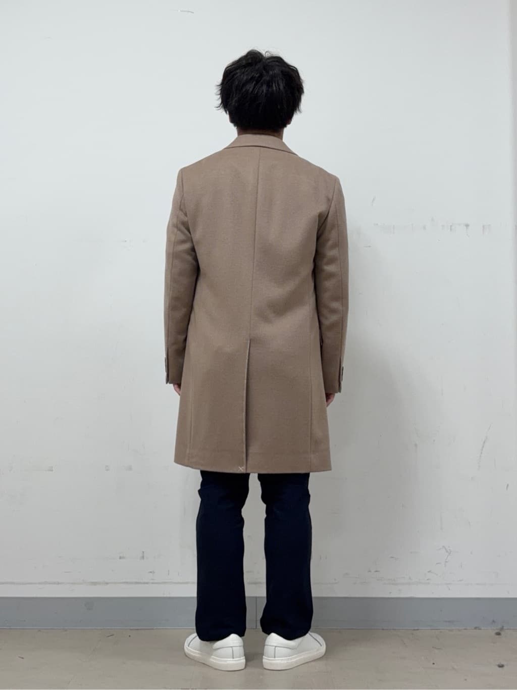 Hiroさんの「TAKEO KIKUCHI｜カシミヤブレンド ビーバー調チェスターコート」を使ったコーディネート