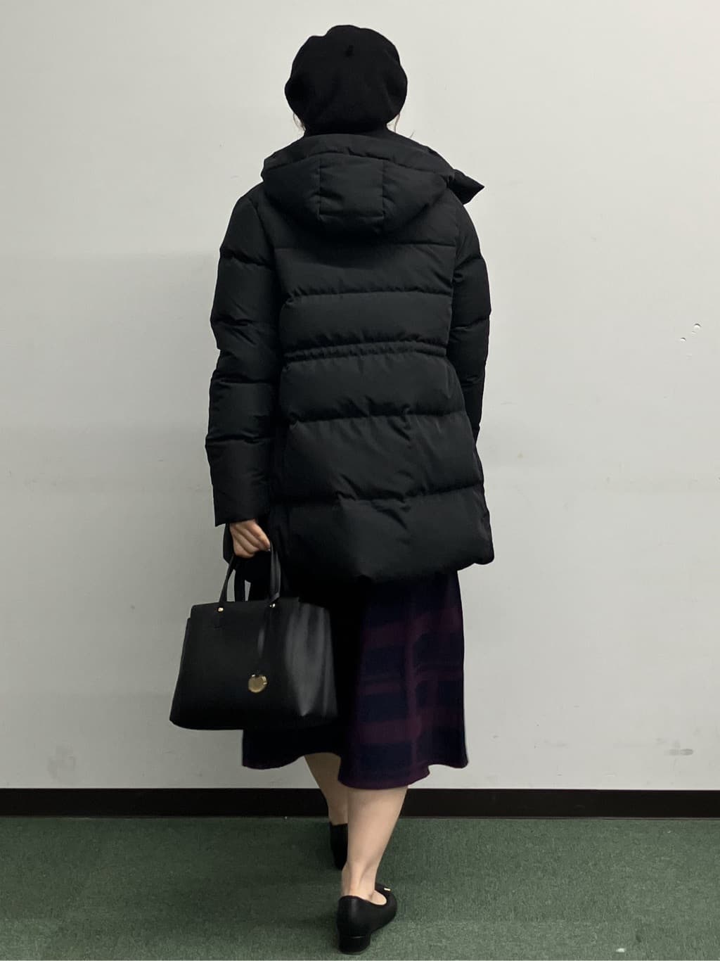 MAYUKIさんの「index｜KAWADAダウンドロストミドルコート【撥水／洗濯機OK／2WAY／静電気防止裏地】《XS～3L》」を使ったコーディネート