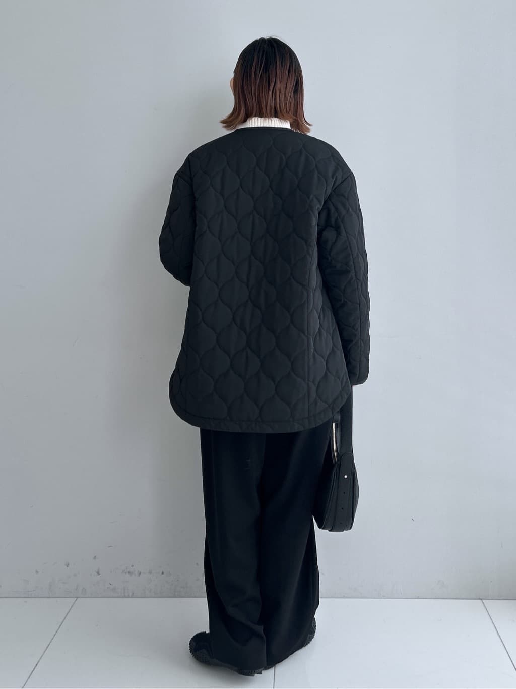 Hirokaさんの「Dessin｜【洗える】ハイネックベロアモールニット」を使ったコーディネート