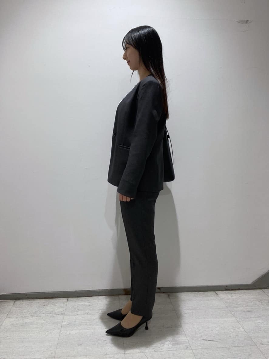 meiさんの「INDIVI｜【通勤／オフィス】タックジョーゼットブラウス」を使ったコーディネート