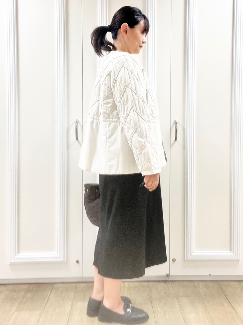 KAOさんの「Reflect｜【気軽な羽織に◎】中綿キルティングショートコート」を使ったコーディネート