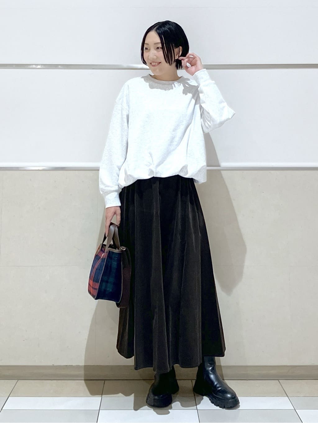 eriko さんの「Dessin｜ダンボールジップブルゾン」を使ったコーディネート