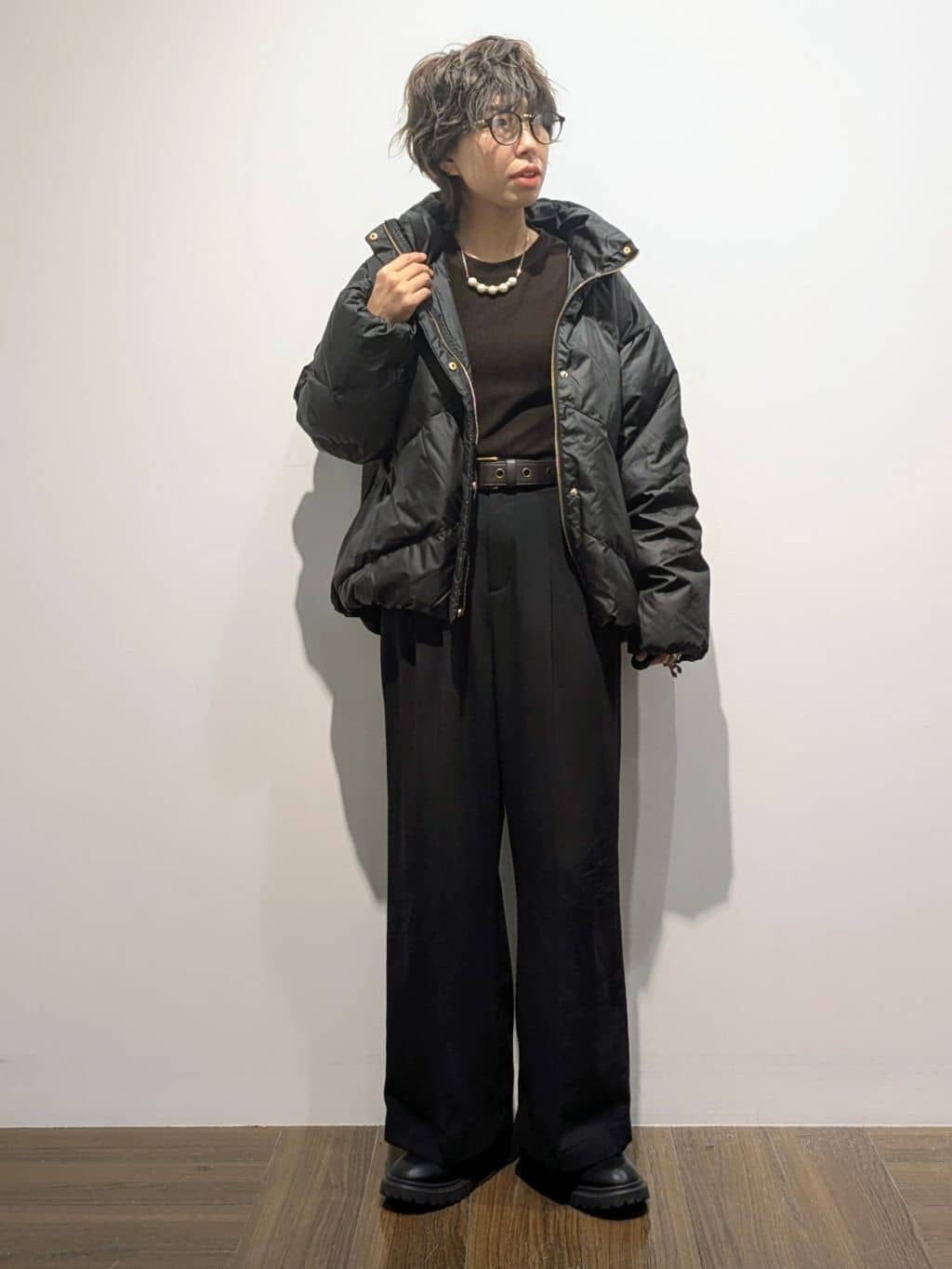 4410さんの「THE SHOP TK｜ダウンジャケット」を使ったコーディネート