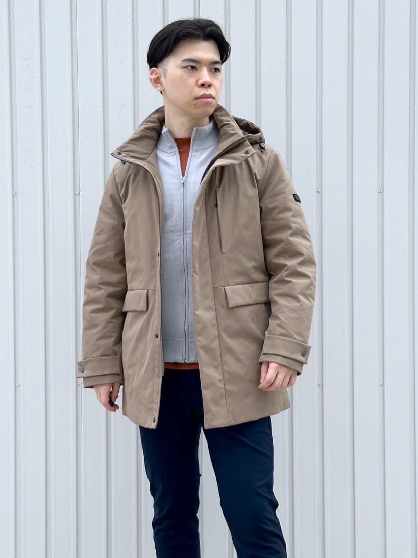 イッシーさんの「TAKEO KIKUCHI｜【None Of Stress】ストレッチ ダウンブルゾン」を使ったコーディネート