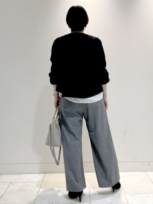フミさんの「Reflect｜【ライトアウター／ゆったり羽織れる／気軽な羽織りに◎】ライトブルゾン」を使ったコーディネート