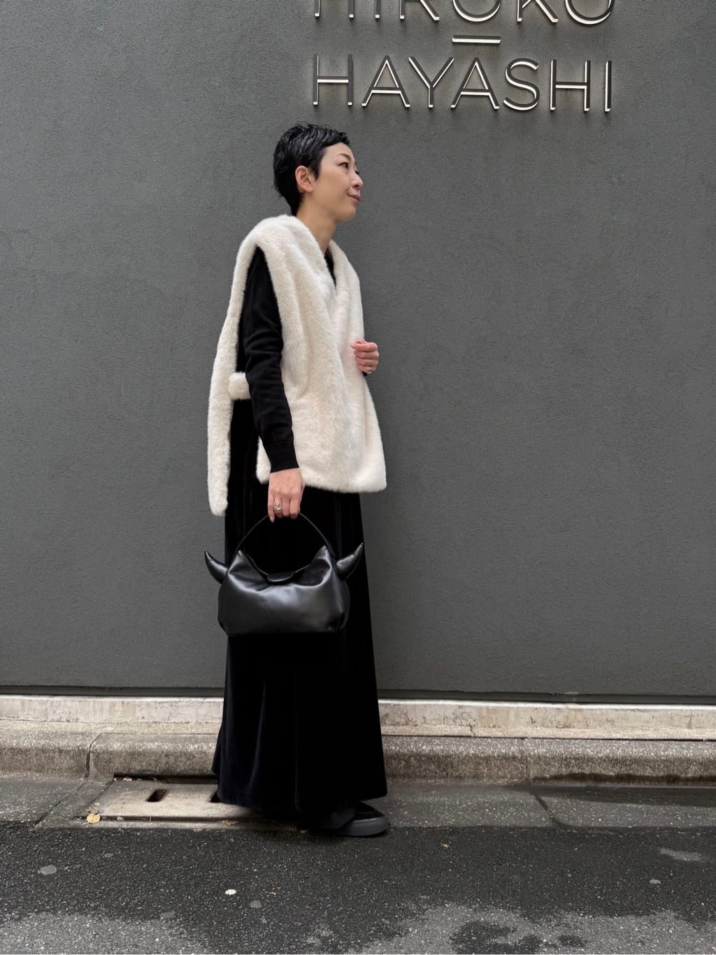 Kさんの「HIROKO HAYASHI｜【WEB・銀座店限定】LEO CORNA（レオ コルナ）ハンドバッグ」を使ったコーディネート
