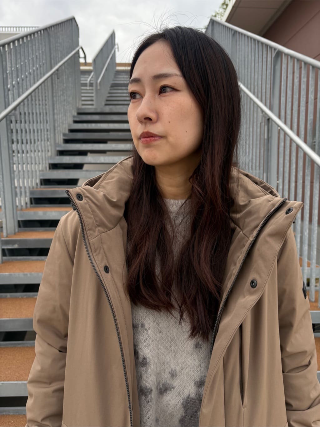 よぴさんの「TAKEO KIKUCHI｜【None Of Stress】ストレッチ ダウンブルゾン」を使ったコーディネート