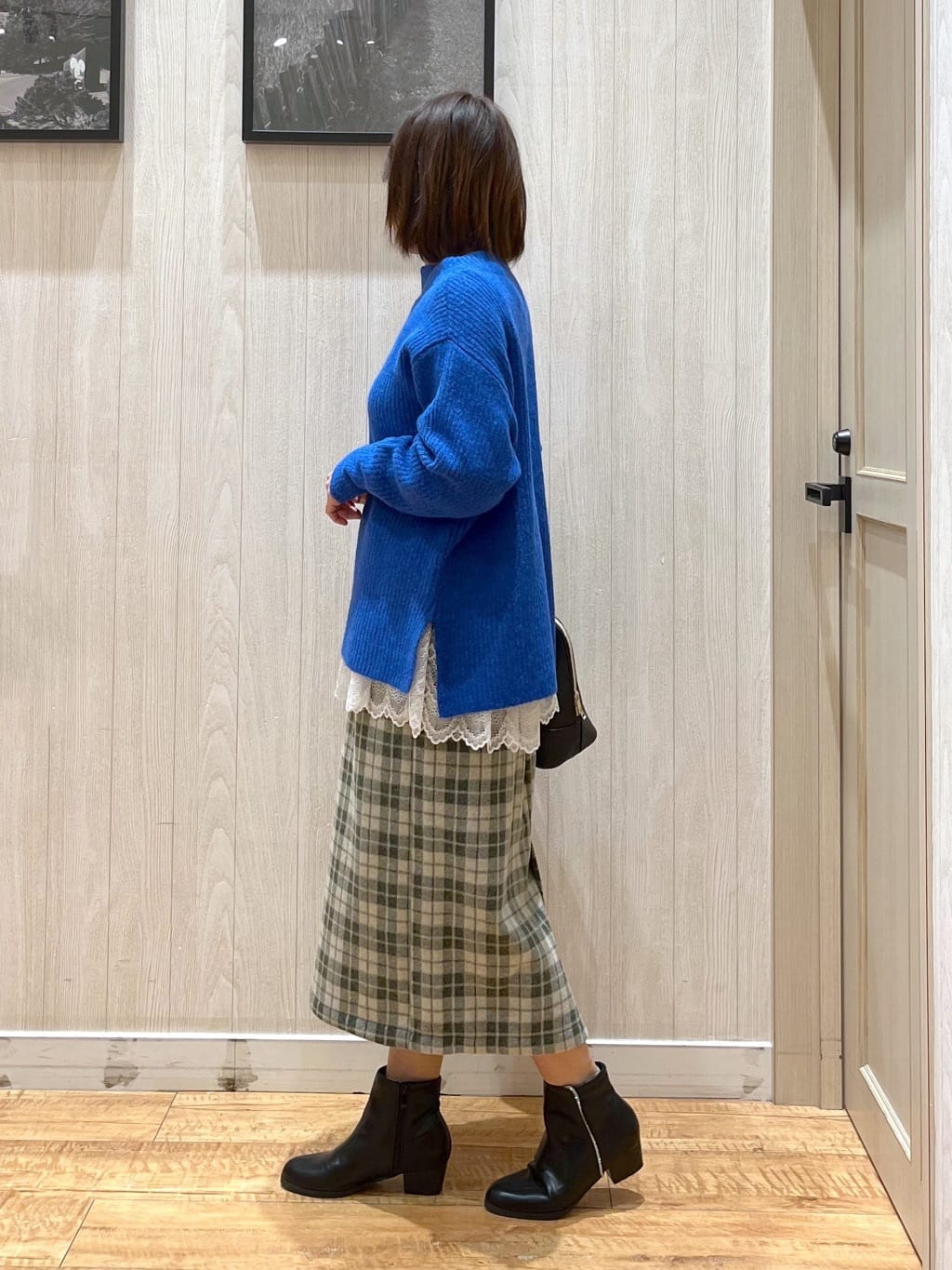 shirayuuuさんの「SHOO･LA･RUE｜【S-LL/洗濯機可】ふわふわが魅力 ハイネックニットプルオーバー」を使ったコーディネート
