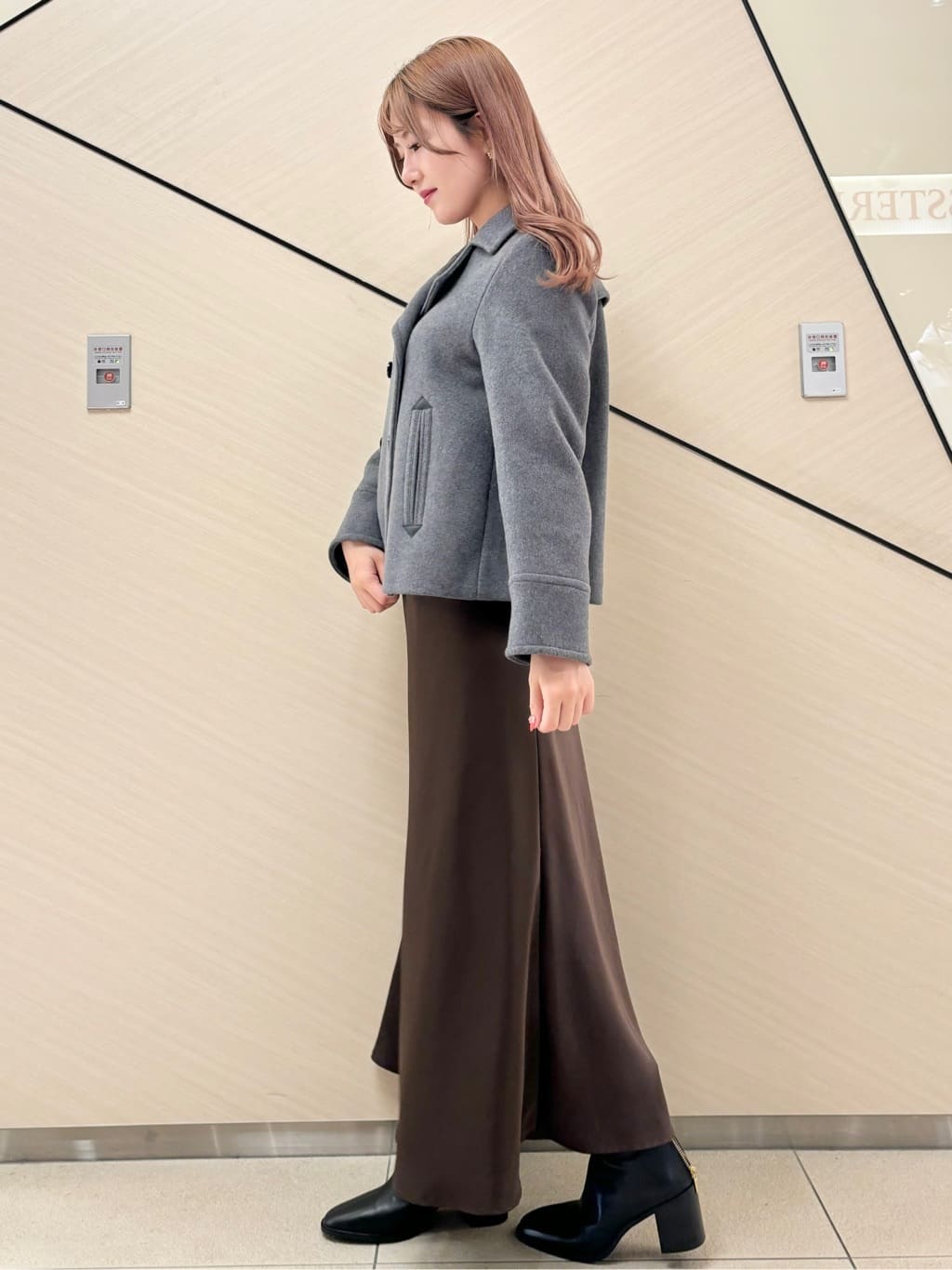 Rinaさんの「DRESSTERIOR｜◆【洗える/7色展開】ウォッシャブルコットンカシミヤニット」を使ったコーディネート