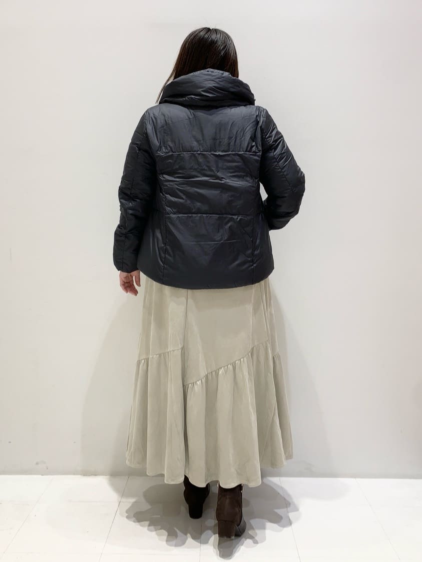 みいちゃんさんの「grove｜【名品アウター／800FP・多機能】つつまれダウンショート」を使ったコーディネート