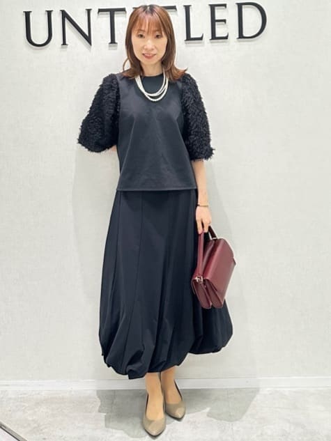 Miwaさんの「UNTITLED｜【ストレッチ素材/撥水加工】バルーンスカート」を使ったコーディネート