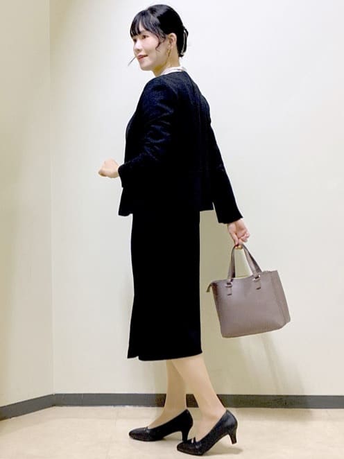 beni_gingerさんの「Reflect｜【きちんと見え／通勤／セレモニーにおすすめ◎】ドット柄ボウタイブラウス」を使ったコーディネート
