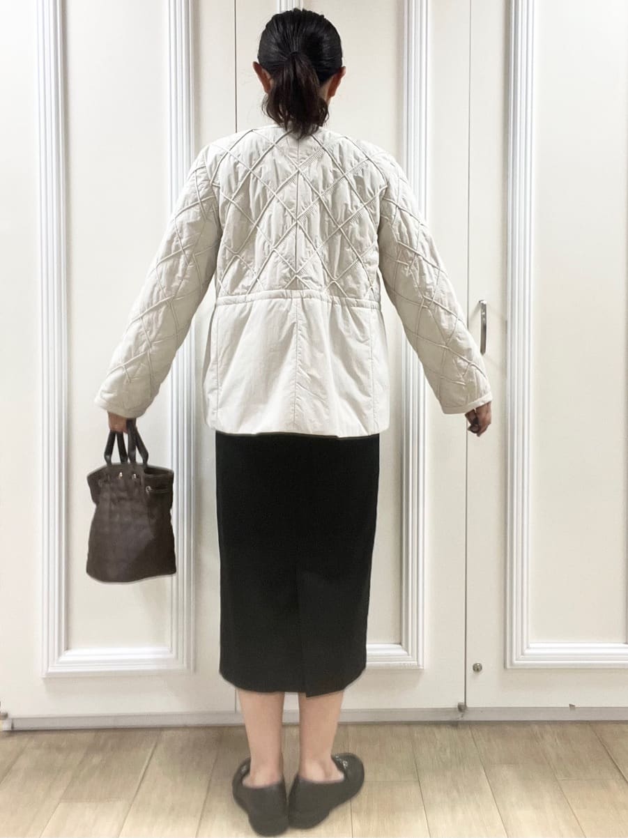 KAOさんの「Reflect｜【気軽な羽織に◎】中綿キルティングショートコート」を使ったコーディネート