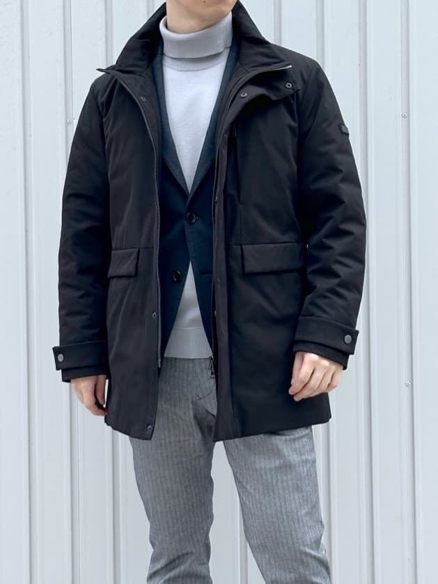イッシーさんの「TAKEO KIKUCHI｜【None Of Stress】ストレッチ ダウンブルゾン」を使ったコーディネート