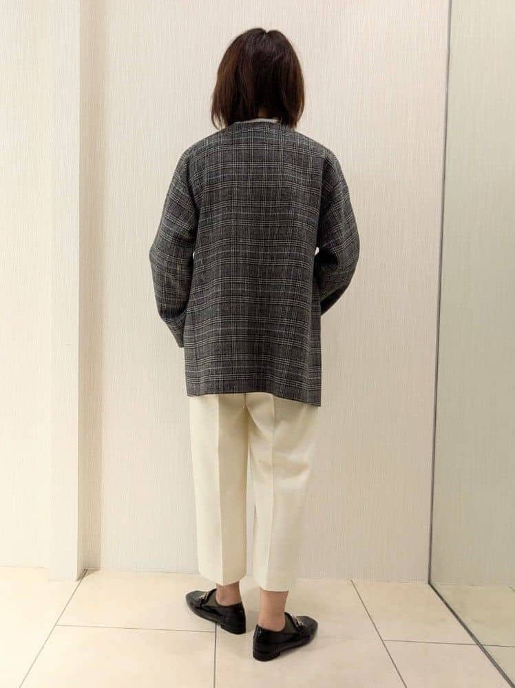 u-macoさんの「UNTITLED｜【ミディ丈/軽やか】セミラグランリバー コート」を使ったコーディネート