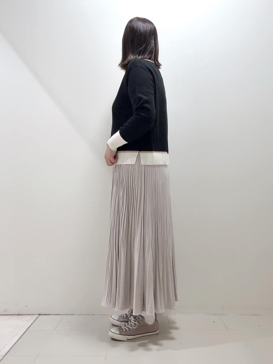YUIさんの「UNTITLED｜【アンサンブル可/ジャケット風】ウールミラノリブカーディガン」を使ったコーディネート