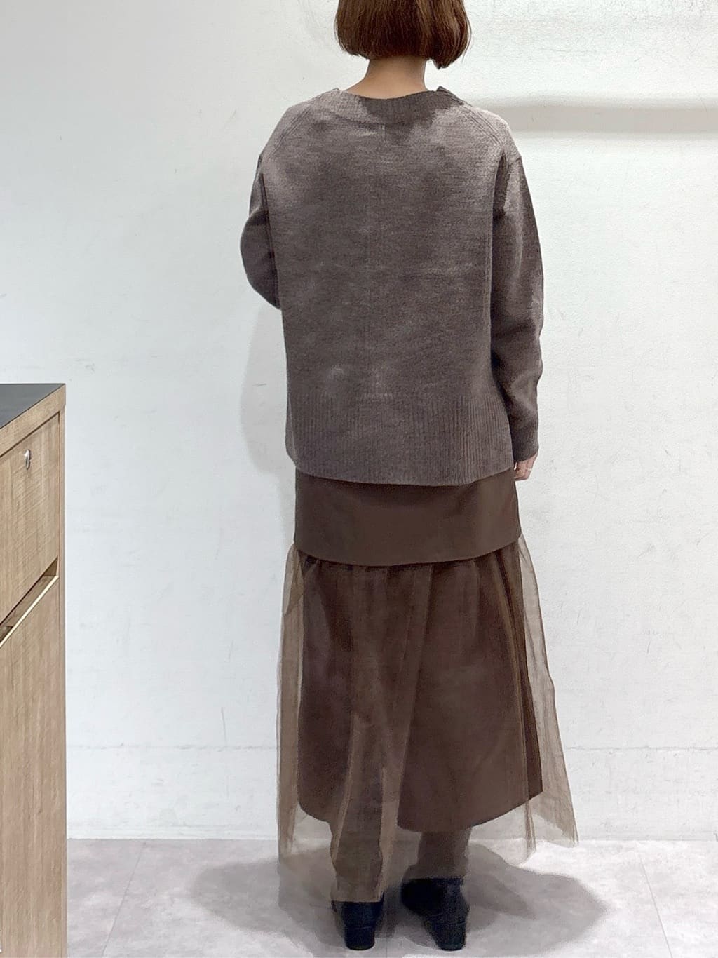 たけねぇさんの「OPAQUE.CLIP｜チュールドッキングデザインスカート【洗濯機OK】」を使ったコーディネート