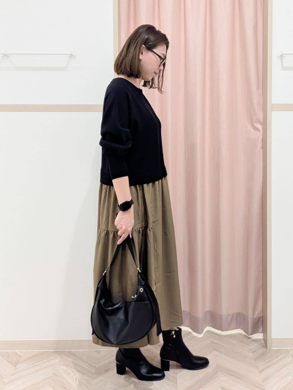 miyuさんの「SHOO･LA･RUE｜ストレッチブーツ」を使ったコーディネート