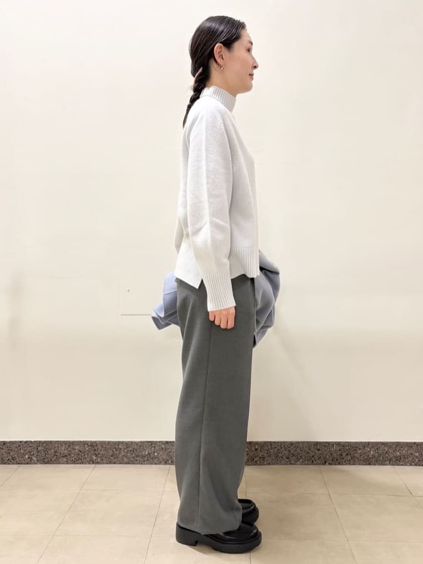 サオリさんの「UNTITLED｜【ミディ丈/軽やか】セミラグランリバー コート」を使ったコーディネート