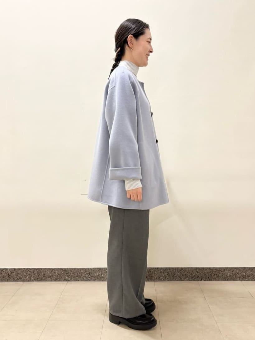 サオリさんの「UNTITLED｜【ミディ丈/軽やか】セミラグランリバー コート」を使ったコーディネート