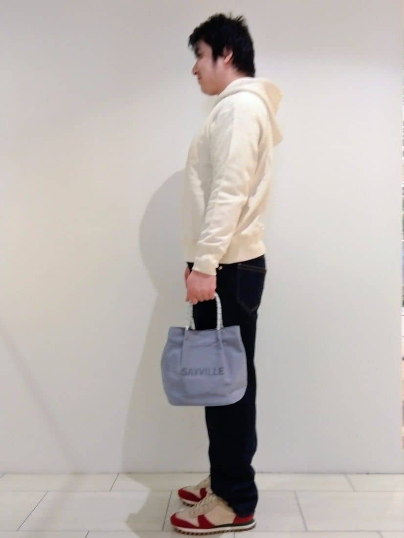 TOMさんの「Dessin｜【ユニセックス/洗える】ネップ裏毛フーディートレーナー」を使ったコーディネート