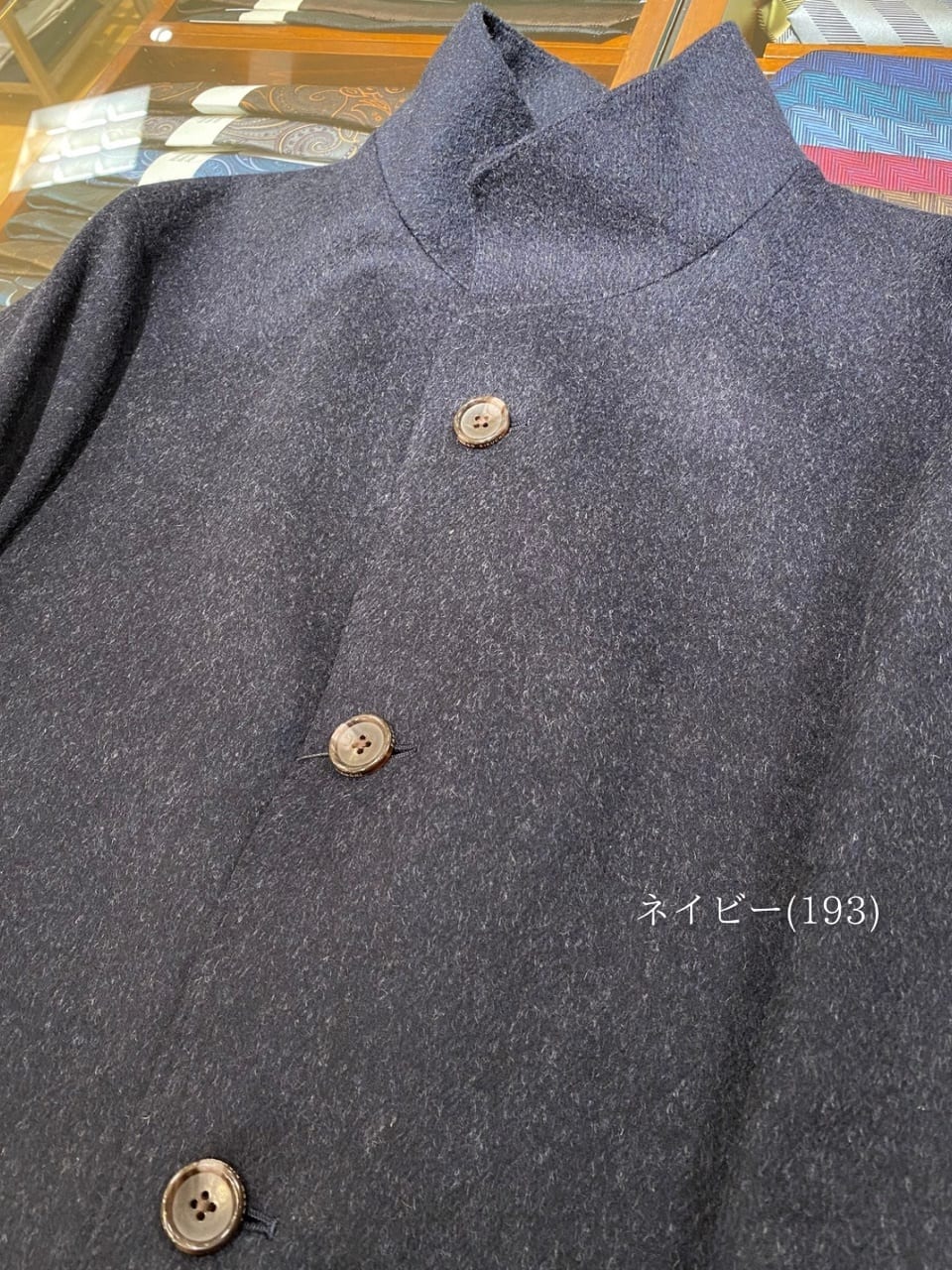 小南大和さんの「TAKEO KIKUCHI｜【ウールカシミヤブレンド】ビーバー調 スタンドカラー コート」を使ったコーディネート