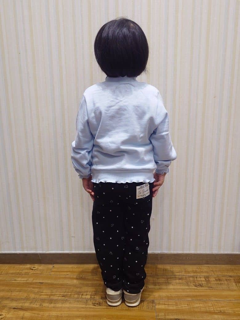 Yuiさんの「SHOO･LA･RUE｜【100-150cm】裏シャギーアソート総柄パンツ」を使ったコーディネート
