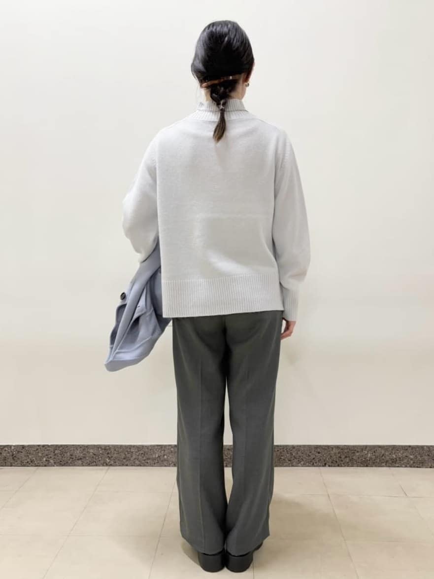 サオリさんの「UNTITLED｜【ミディ丈/軽やか】セミラグランリバー コート」を使ったコーディネート